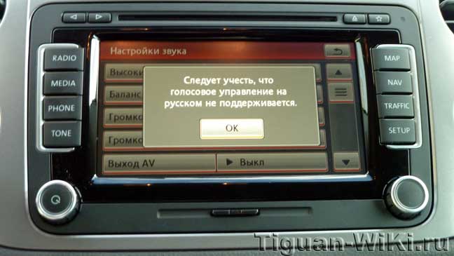 Голосовое управление Bluetooth на RNS-510