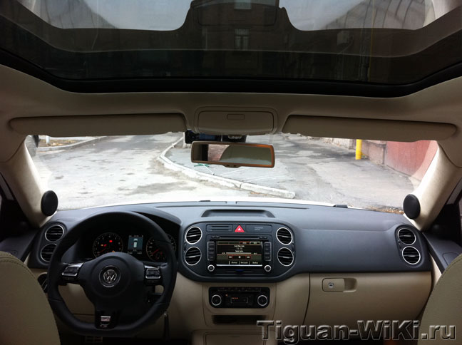 Боковые воздуховоды от Гольф Плюс на Тигуане